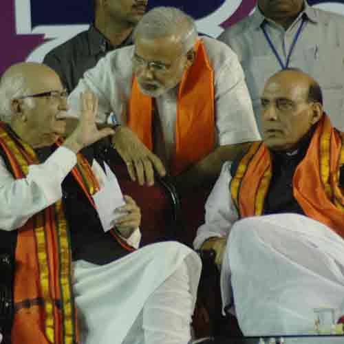 Rajnath Singh, Narendra Modi to set up panels, BJP in poll mode.