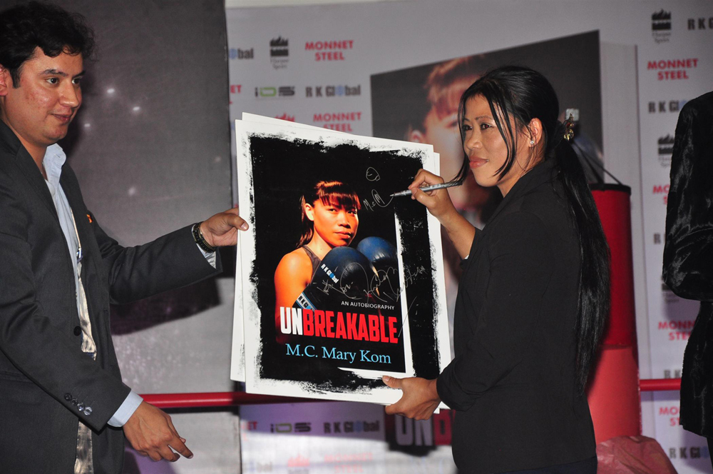 Mary Kom at the Book launch