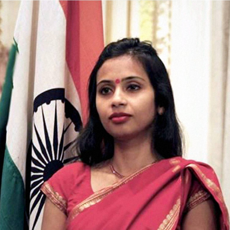 India-US diplomatic row evokes mixed reactions as envoy heads home.