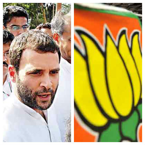 BJP attacks Rahul Gandhis rant over RSS killing Mahatma Gandhi.