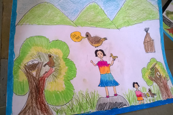 save nature paintings for kids