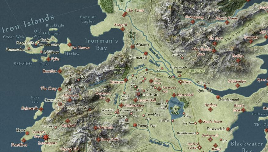 Game Of Thrones Interactive Map Allows You To Explore The Seven Kingdoms