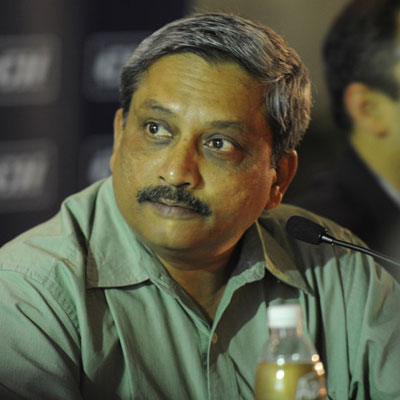 Manohar Parrikar praises Chanakya opinion poll - 400 x 400 jpeg 31kB