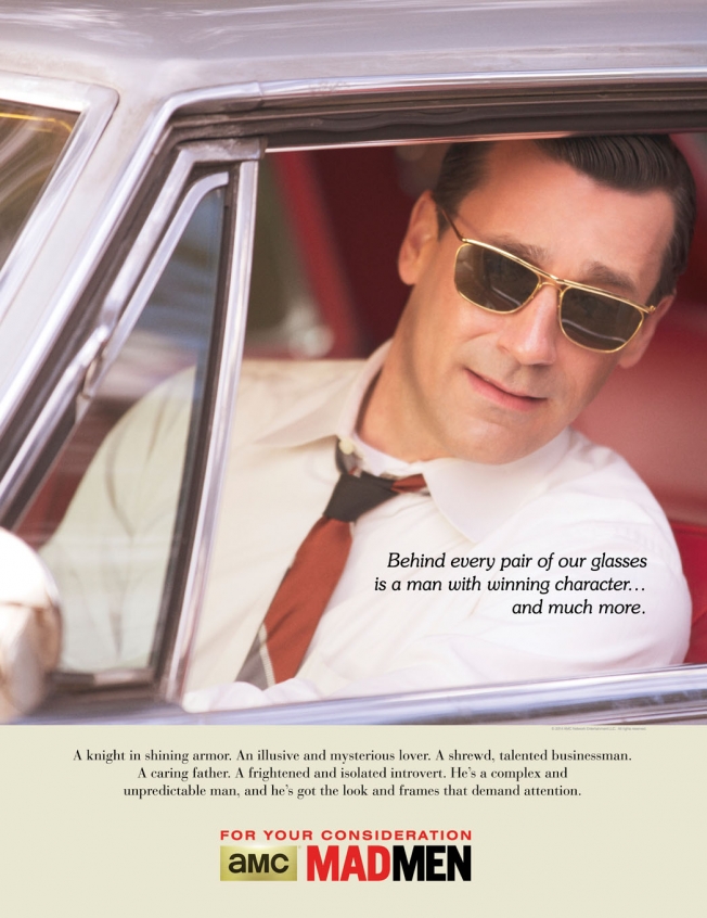 Jon Hamm, Christina Hendricks, John Slattery pose for Vintage ads for 