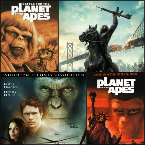 planet of the apes movies