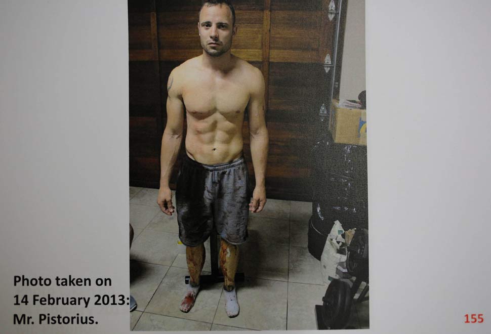 (Warning Graphic) Vivid images of crime scene after Oscar Pistorius
