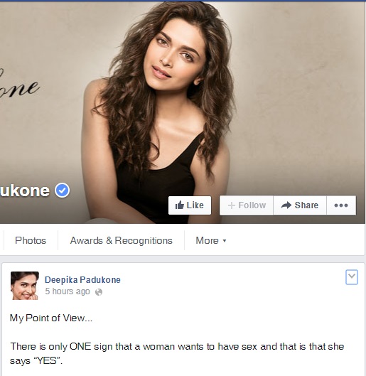 Deepika Facebook Post