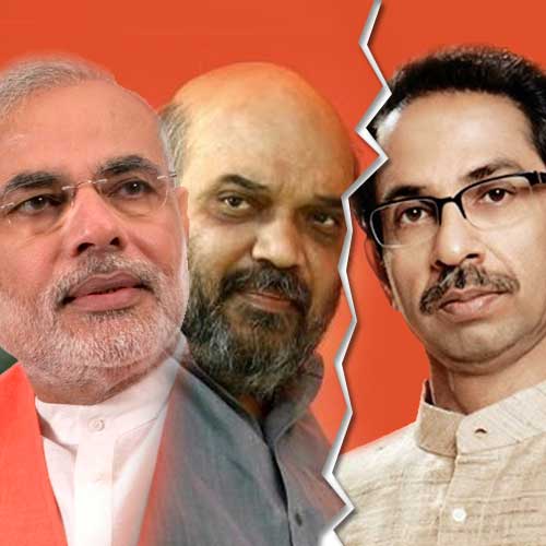 Maharashtra assembly polls: Suspense ends; Shiv Sena, BJP break 25.