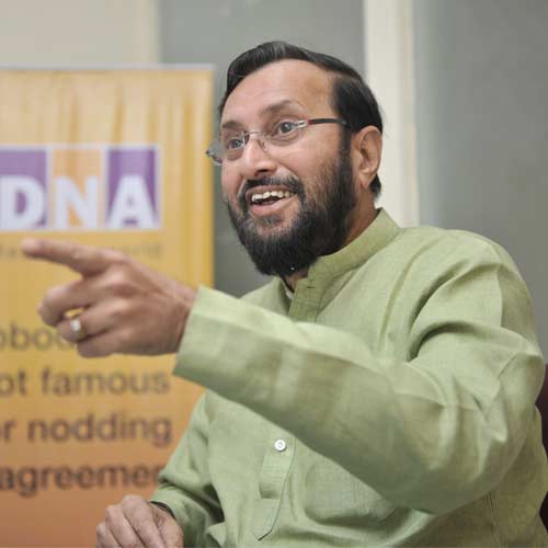 Prakash Javadekar slams states for imposing ban on TV channels.