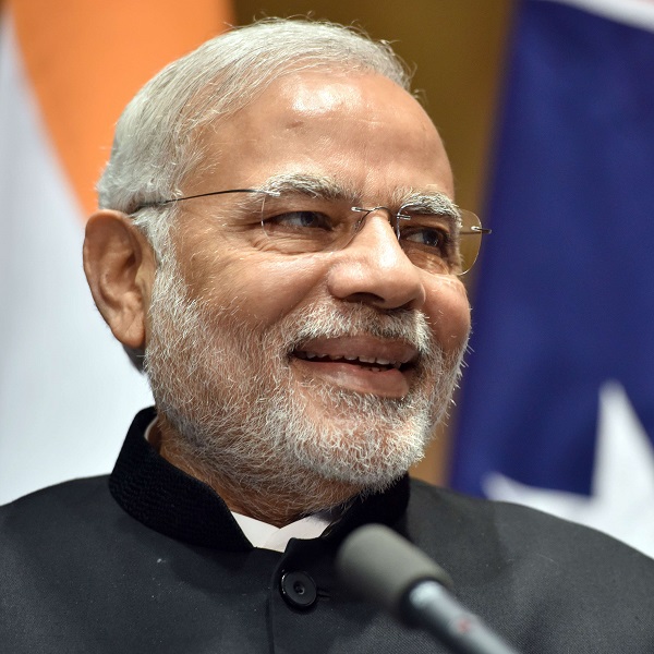 PM Narendra Modi pitches economic growth, reforms to business.