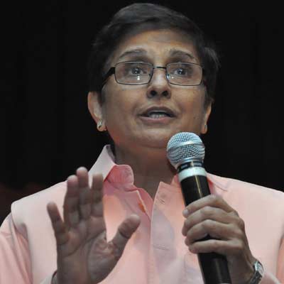 I am very strongly public, but not political: Kiran Bedi | Latest.