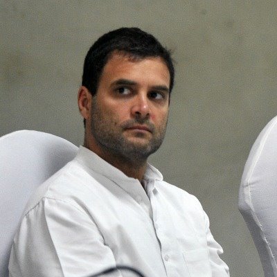 Rahul Gandhi leads Congress dharna against Narendra Modi.