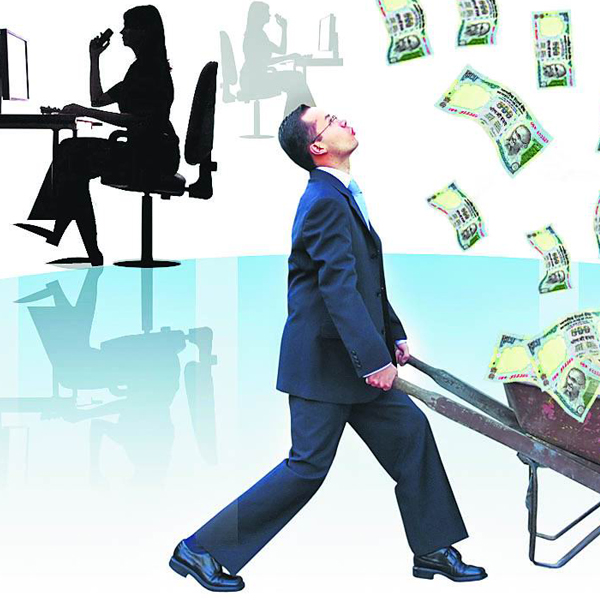 Top executives get pay hike of 10-12 % in 2014, gender and age.