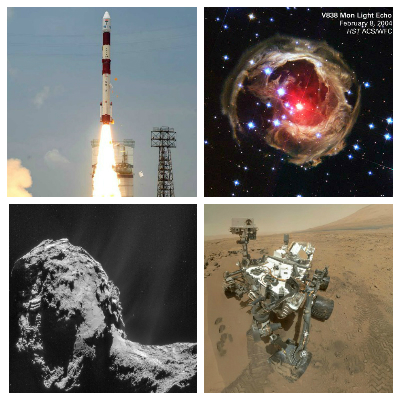 Space exploration in 2014: A year of achievements and discoveries