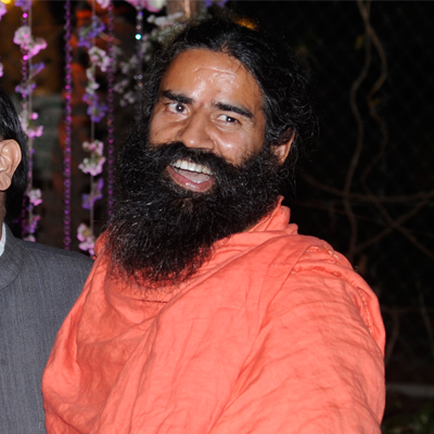 Yoga guru Ramdev displays wrestling skills | Latest News and Updates.