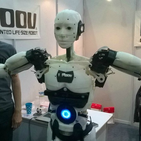 InMoov is an open source 3D printable robot you can build ...