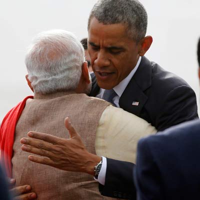 LIVE: US President Barack Obama lands in India, to attend.