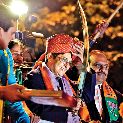 Delhi polls: Kiran Bedi shares her own blueprint, proposes.