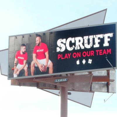 Super Bowl billboard campaign seeks acceptance for gay players.
