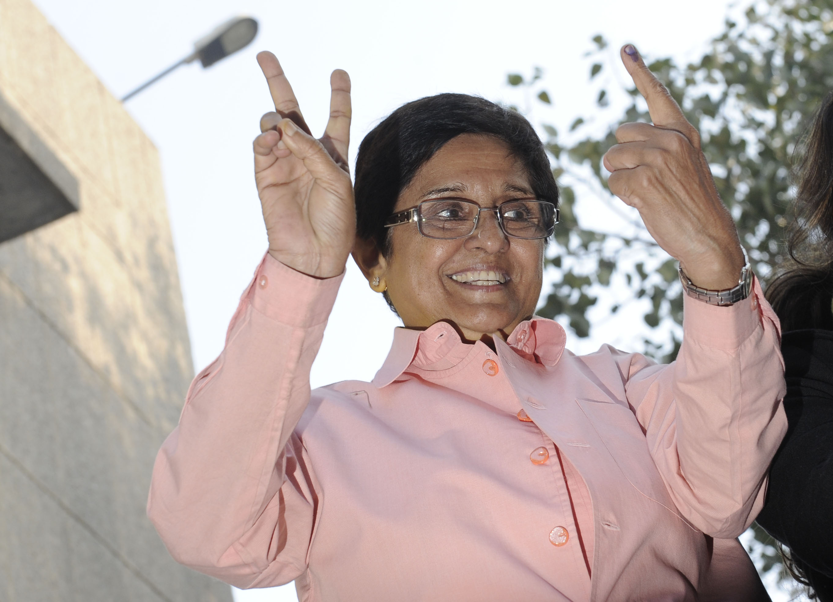 Delhi Polls: Exit polls predict AAP victory, Bedi says lets wait.