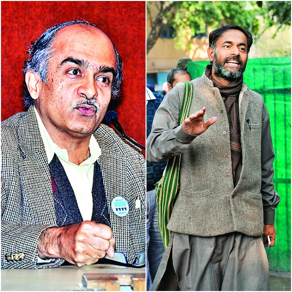 Prashant Bhushan and Yogender Yadav may be voted out of AAP PAC.