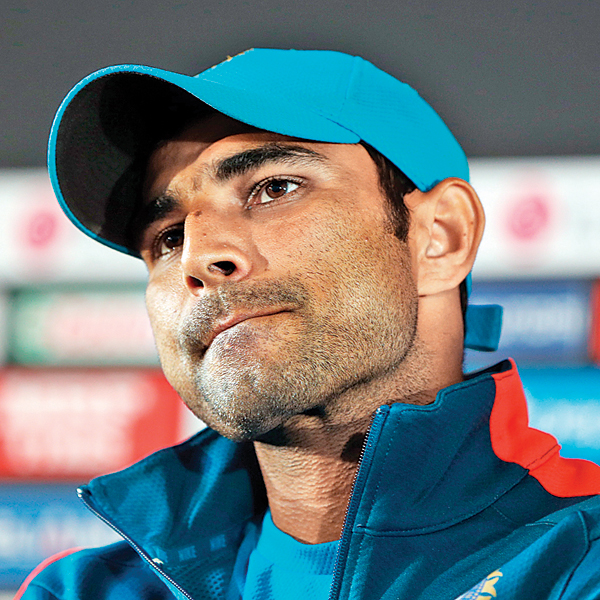 Mohammed Shami speaks to the media in Auckland on Friday AFP - 318437-shami1