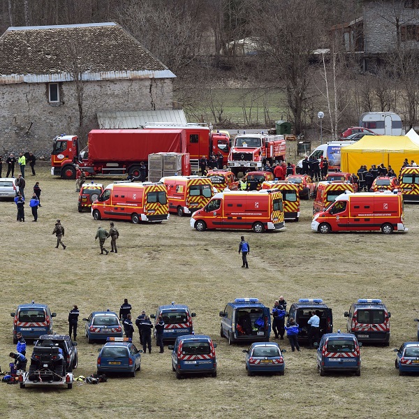 Live: Germanwings Airbus A320 crashes in French Alps, 150 feared.