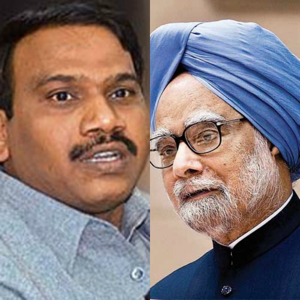 A Raja &#39;misled&#39; Manmohan Singh on policy matters: CBI to court - 327599-a-raja-and-manmohan-singh1