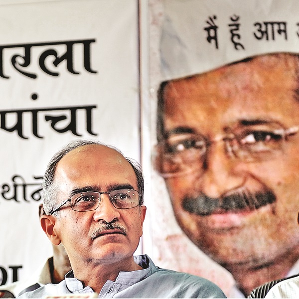 AAP victimising those with different opinions: Prashant Bhushan.
