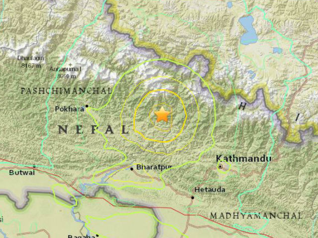 Death toll reaches 1457 in Nepal after massive earthquake; first.