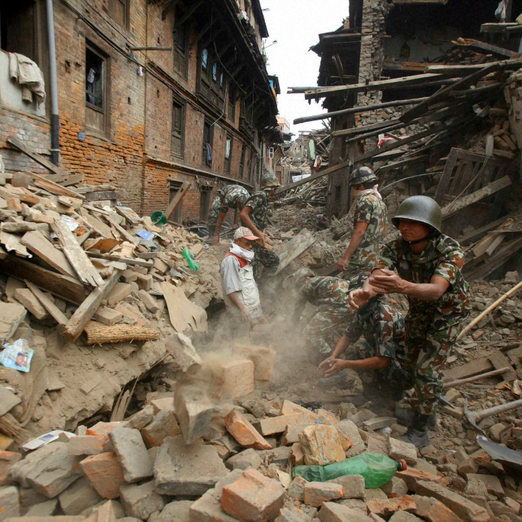 Live Nepal earthquake: IAF operations on hold due to bad weather.