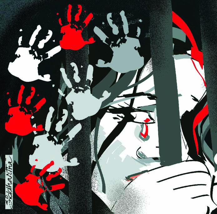 Young woman allegedly gangraped; FIR against 11 people registered.