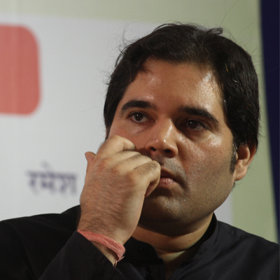 BJP MP from Sultanpur Varun Gandhi today made a veiled jibe asking MPs of all neighbouring districts, including Rahul Gandhi&#39;s seat Amethi, to come forward ... - 334811-varun-gandhi