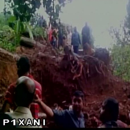Ratnagiri landslide / ANI Twitter