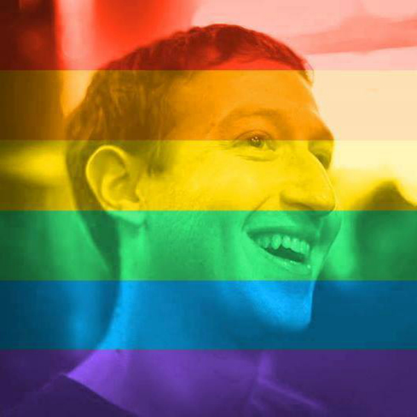 gay flag facebook background