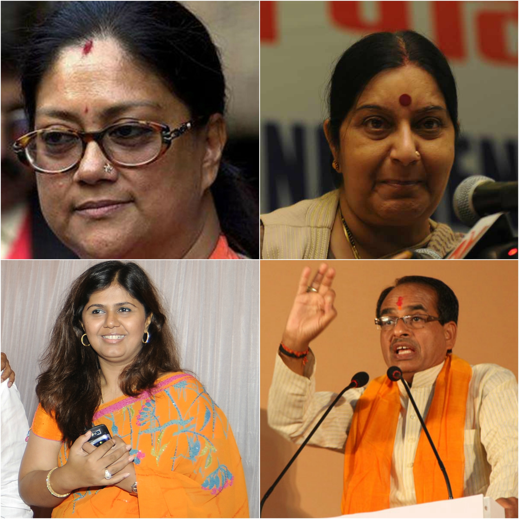 Agencies - 357191-munde-raje-chouhan-sushma