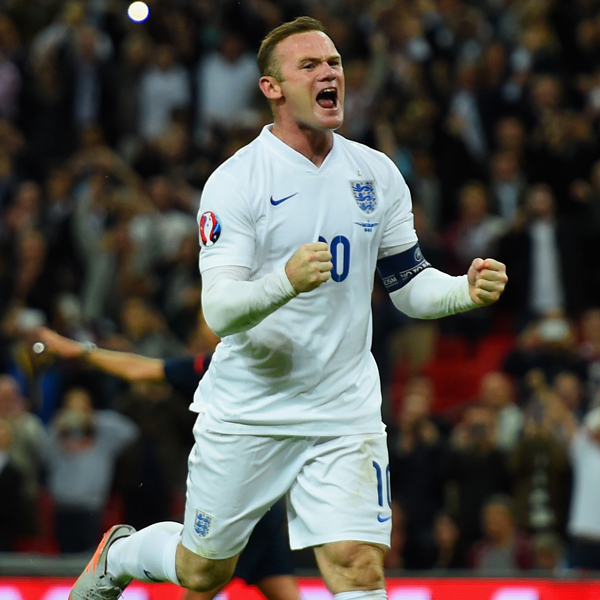 Wayne Rooney of England celebrates scoring their second goal from the Wayne Rooney 50 Year Old Woman Wayne Rooney of England celebrates scoring their second goal from the