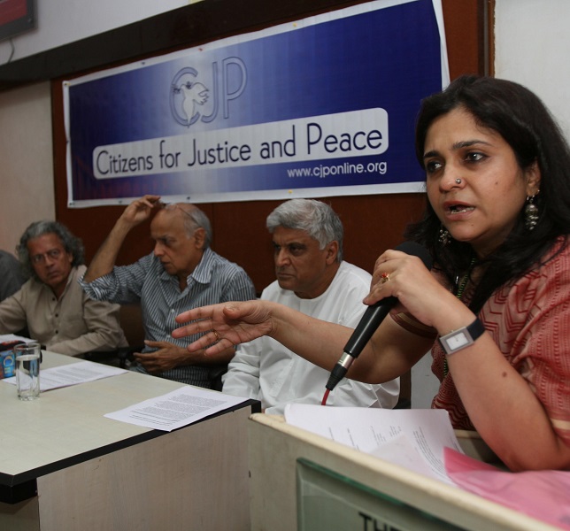 Teesta Setalvad's Citizens for Justice and Peace