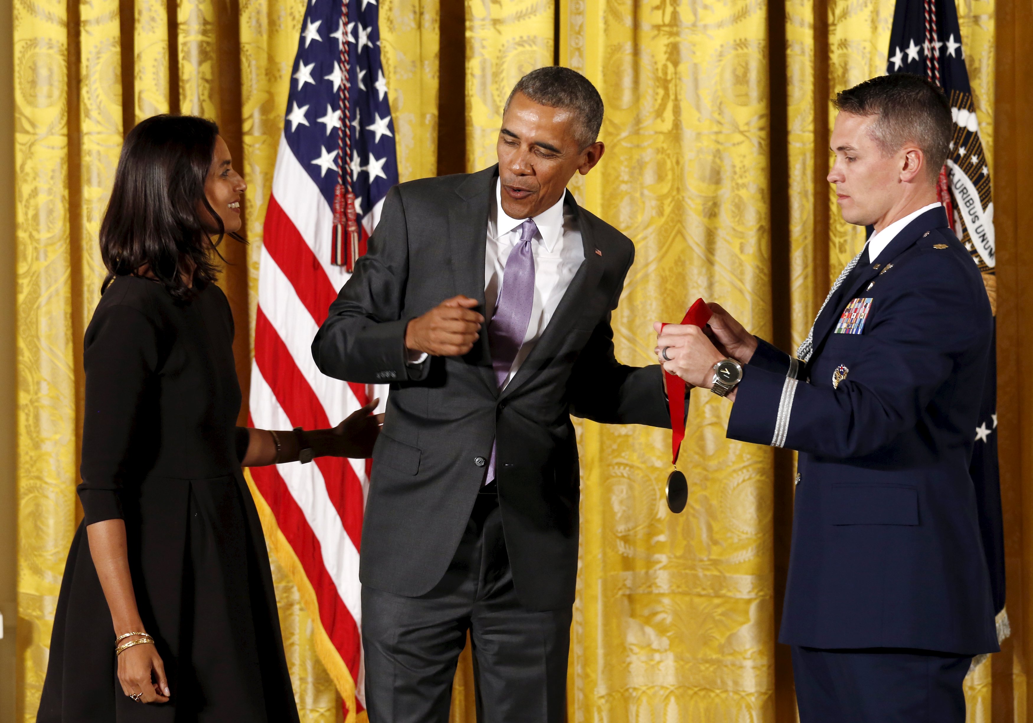 Obama presents National Humanities medal to Jhumpa Lahiri