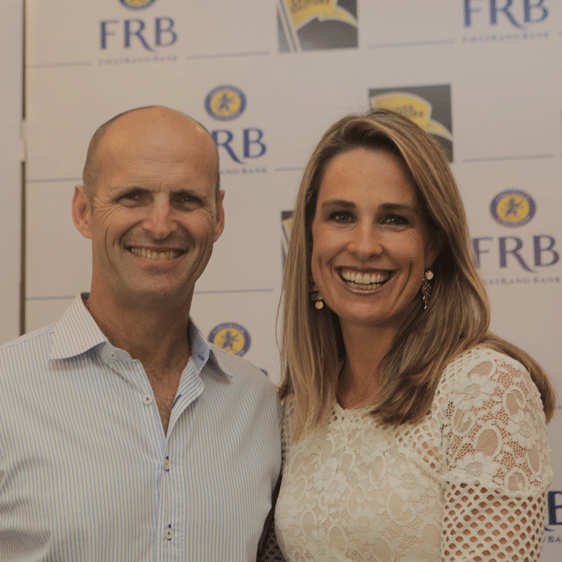 Gary and Deborah Kirsten at the latter's book launch in Mumbai on Friday