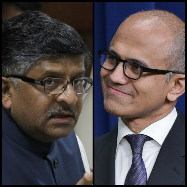 Ravi Shankar Prasad to meet  Microsoft chief Satya Nadella to discuss the company's plan to provide broadband connectivity in villages - Daily News Analysis
