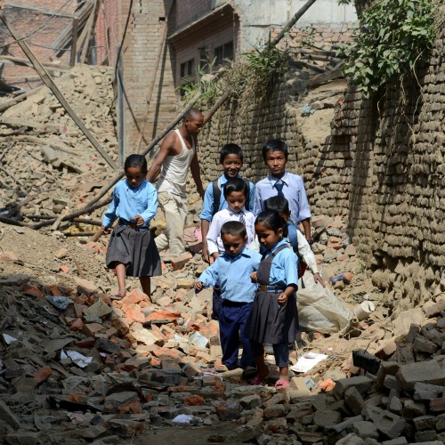 UN warns of a humanitarian crisis for the children of Nepal UN warns of a humanitarian crisis for the children of Nepal - 500 x 500 jpeg 130kB