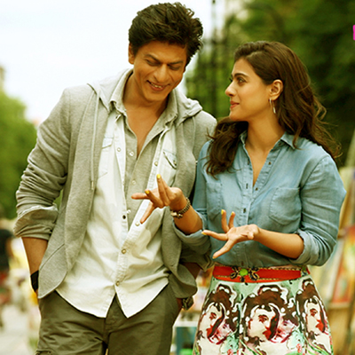 Shah Rukh Khan, Kajol go head to head in new 'Dilwale' poster - 400 x 400 jpeg 157kB