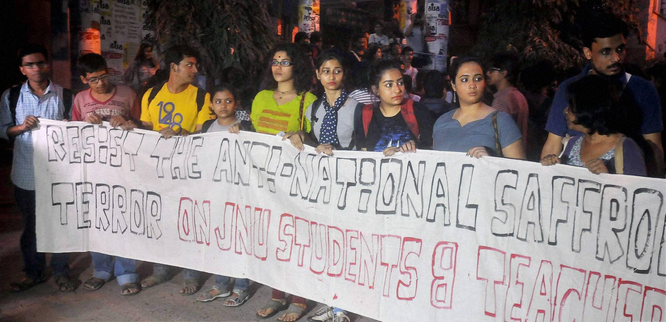 JNU row, Jadavpur University, student protests