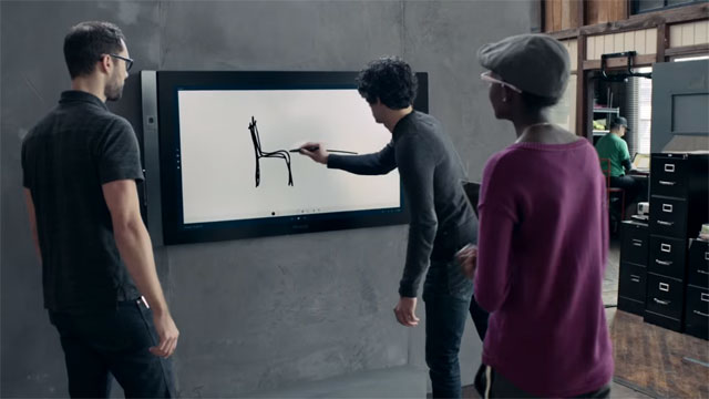 Microsoft’s 84-inch Surface Hub TV is now on sale, and it ... - 640 x 360 jpeg 34kB