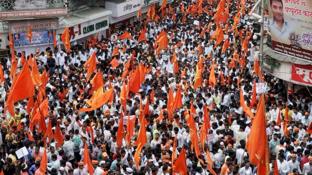 Now, silent Maratha marchers raise voice in Pune