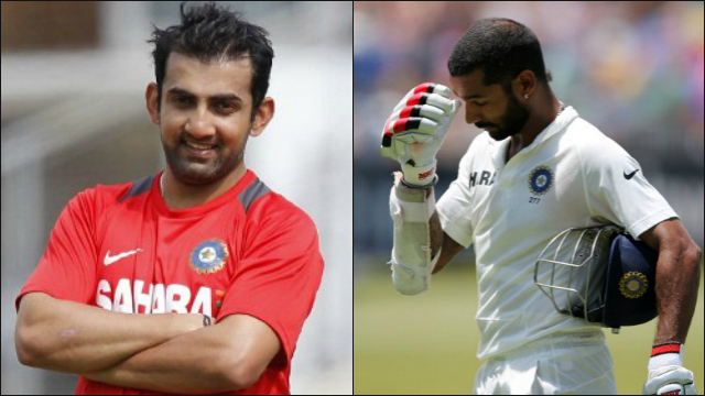 Poll result: Not Dhawan but Gambhir should open in Eden Test, fans say