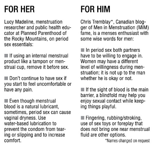 Sex During Menstrual Periods 48