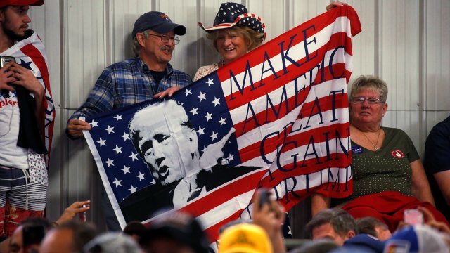 US Election 2016: Donald Trump supporters 'threatened' by ... - 640 x 360 jpeg 66kB