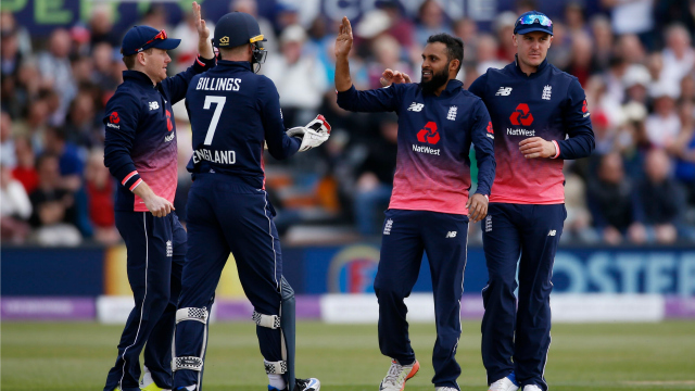 Five-star Adil Rashid strikes as England rout Ireland